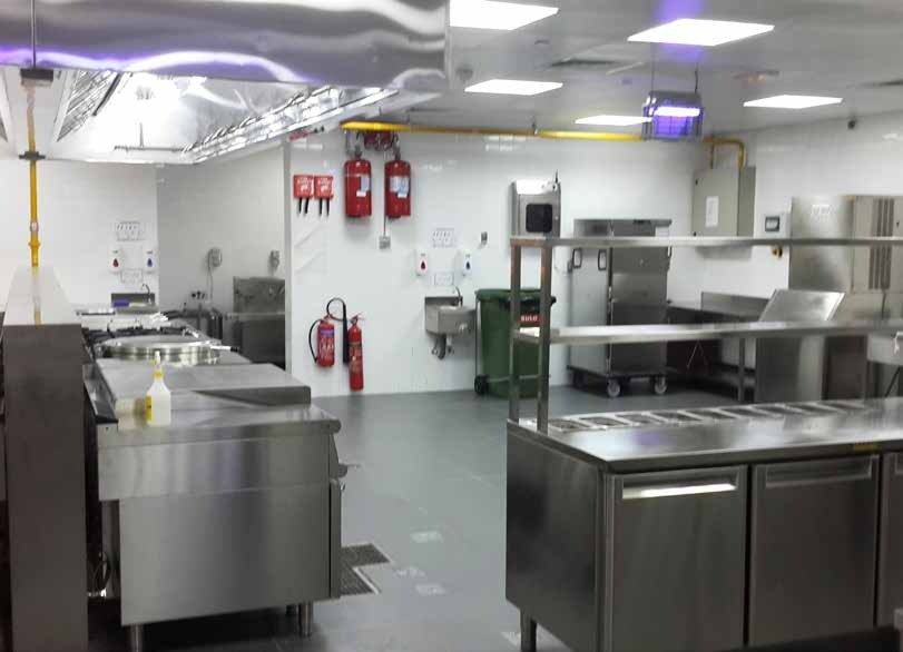 Commercial kitchen delivered and commissioned by THTS